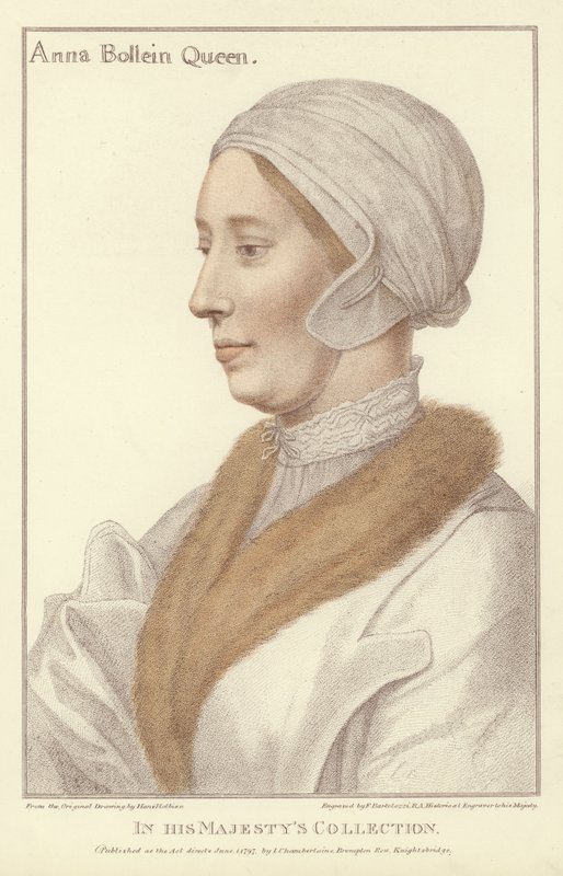 Anne Boleyn, İngiltere Kraliçesi (aquatint) by Hans Holbein der Jüngere