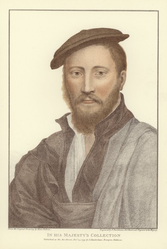İsimsiz adam (aquatint) by Hans Holbein der Jüngere