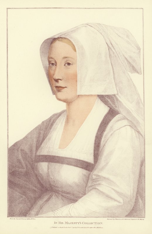 Anonim kadın (aquatint) by Hans Holbein der Jüngere