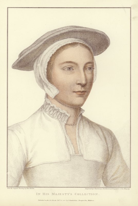 Anonim kadın (aquatint) by Hans Holbein der Jüngere