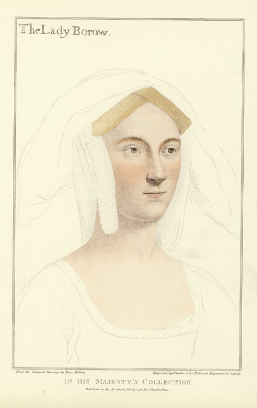 Catherine, Lady Borough (aquatint) by Hans Holbein der Jüngere