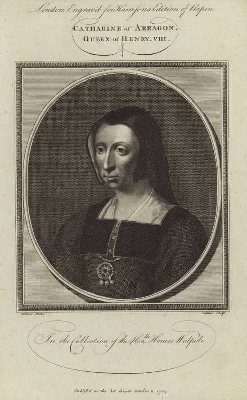 Aragonlu Catherine by Hans Holbein der Jüngere