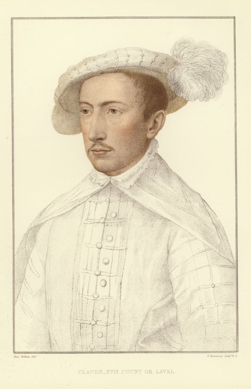 Claude XVII, Kont de Laval (aquatint) by Hans Holbein der Jüngere