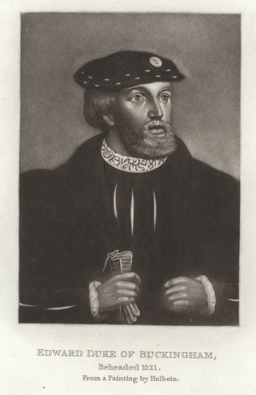 Buckingham Edward Dükü by Hans Holbein der Jüngere