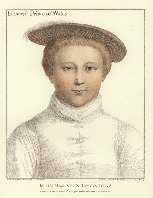 Edward, Galler Prensi (aquatint) by Hans Holbein der Jüngere