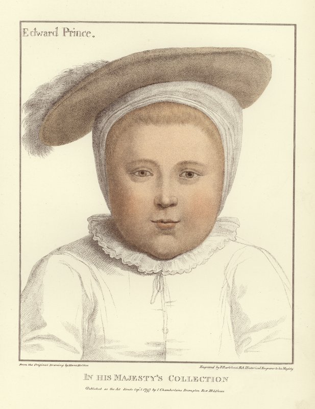Edward, Galler Prensi (aquatint) by Hans Holbein der Jüngere
