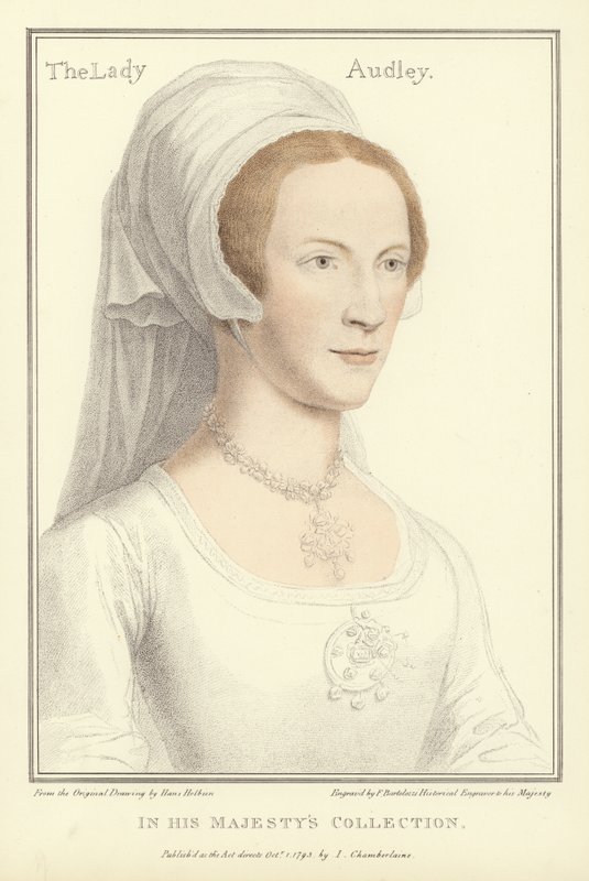 Elizabeth, Leydi Audley (aquatint) by Hans Holbein der Jüngere