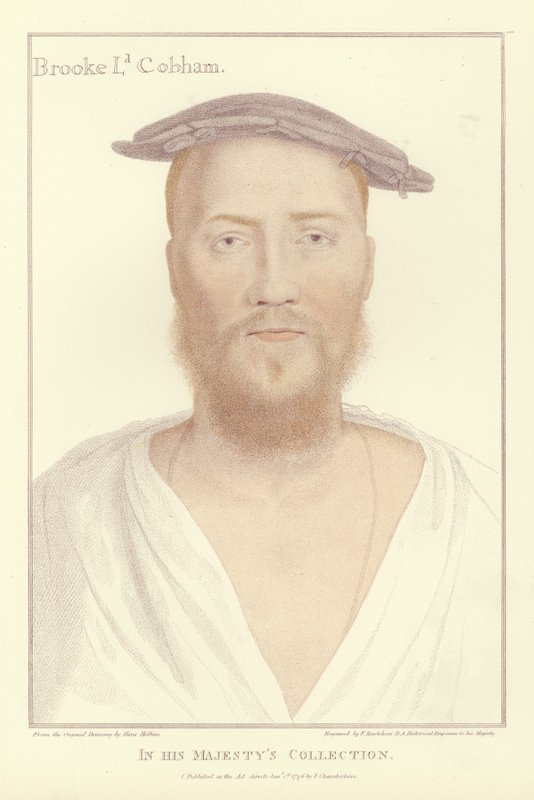 George Brooke, Lord Cobham (aquatint) by Hans Holbein der Jüngere