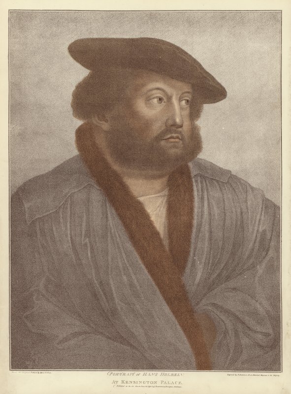 Genç Hans Holbein (aquatint) by Hans Holbein der Jüngere