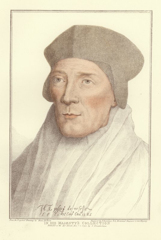 John Fisher, Bishop of Rochester (aquatint) by Hans Holbein der Jüngere