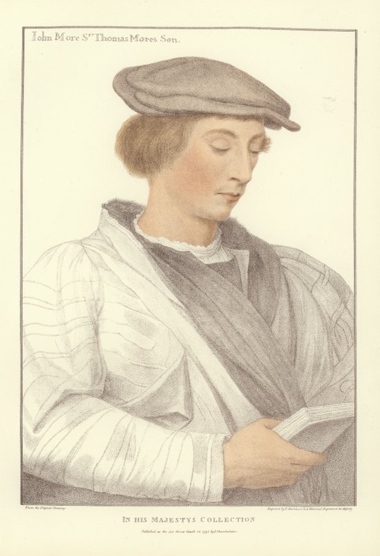 John More, son of Sir Thomas More (aquatint) by Hans Holbein der Jüngere