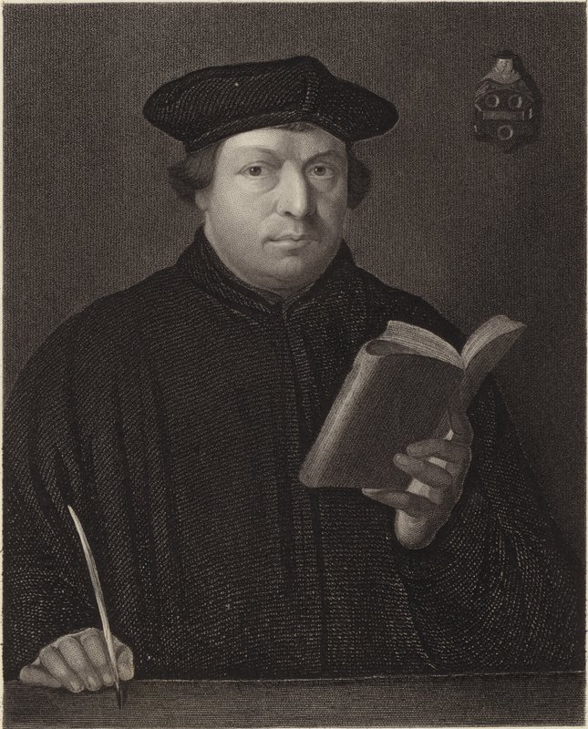 Martin Luther  by Hans Holbein der Jüngere
