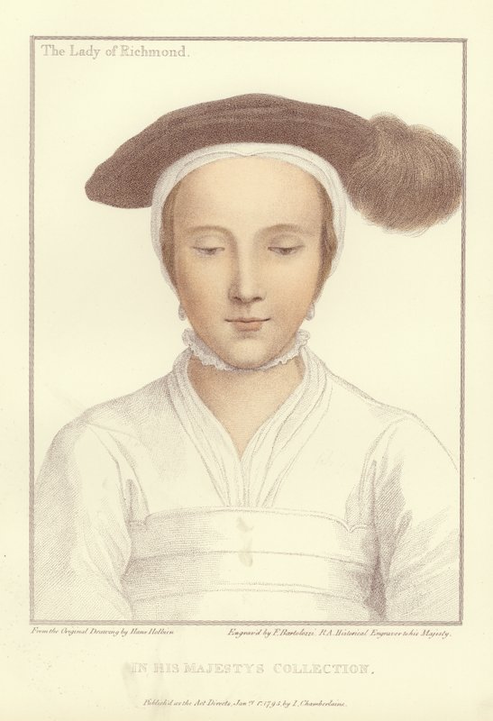 Mary FitzRoy, Richmond Düşesi ve Somerset (aquatint) by Hans Holbein der Jüngere