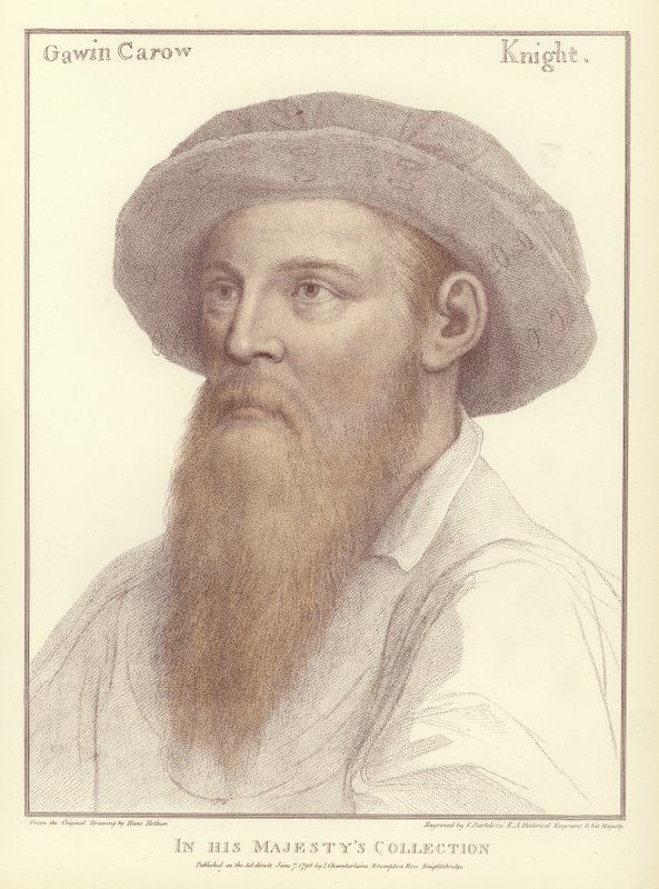 Sir Gawain Carew (aquatint) by Hans Holbein der Jüngere