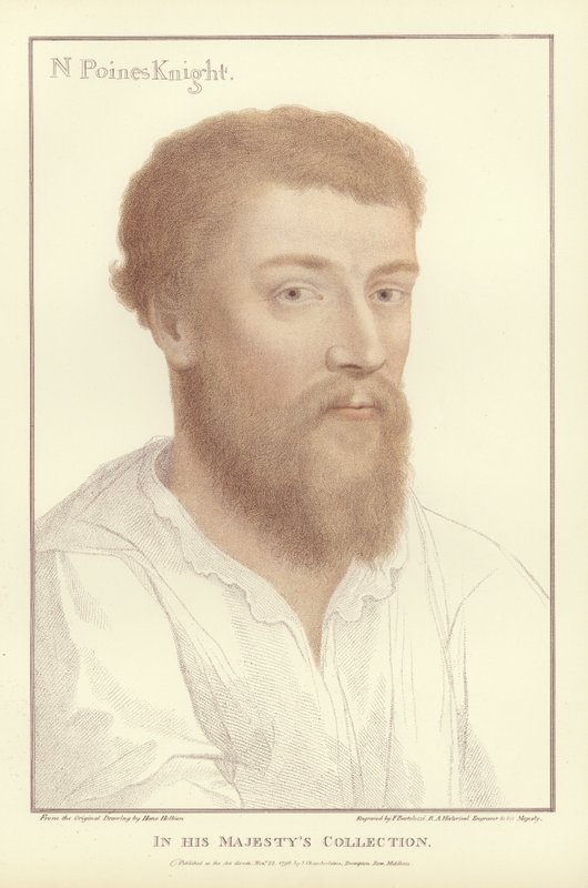 Sir Nicholas Poins (aquatint) by Hans Holbein der Jüngere
