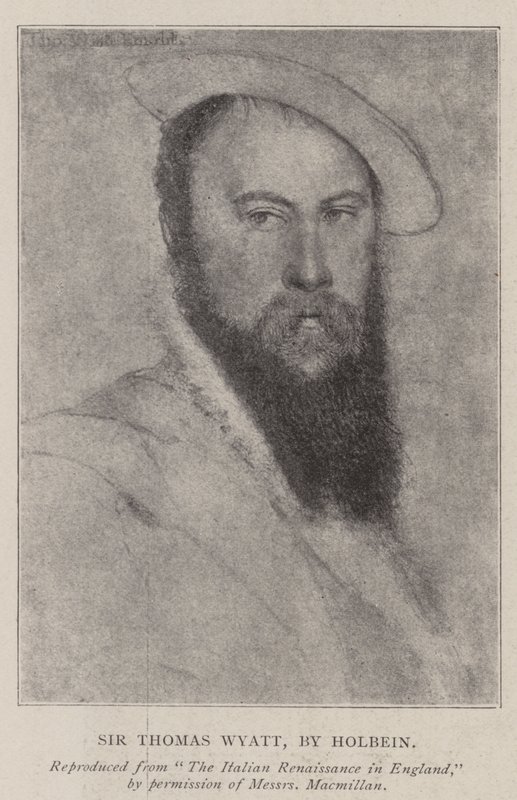Sör Thomas Wyatt by Hans Holbein der Jüngere