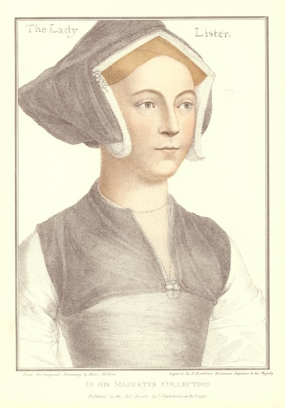 Leydi Lister (aquatint) by Hans Holbein der Jüngere