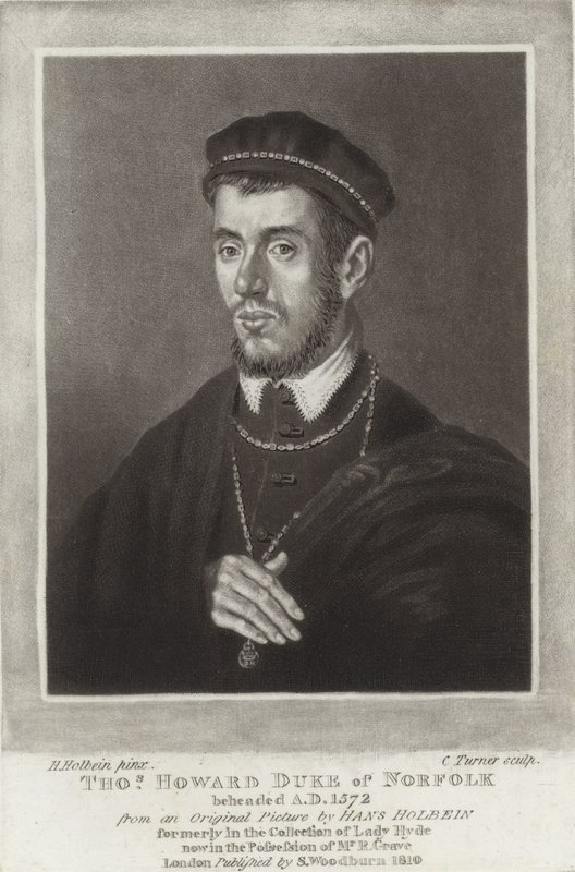 Thomas Howard Duke of Norfolk  by Hans Holbein der Jüngere
