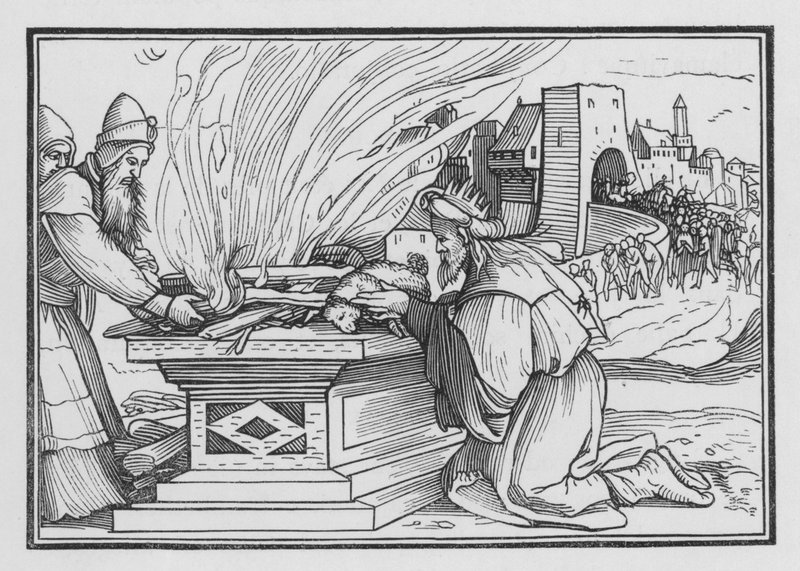 Ahaz Hükümdarlığı Çok Kötü, 2 Kral XVI, 12 by Hans after Holbein the Younger