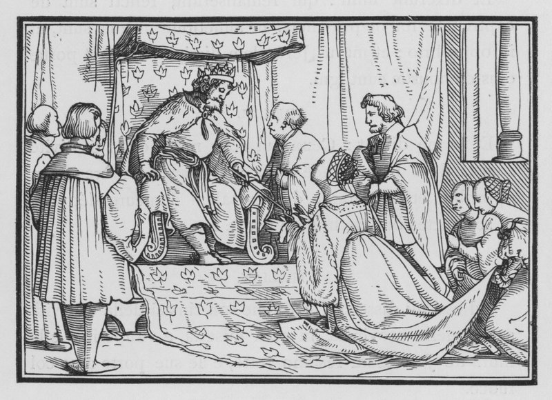 Ester Taçlı Kraliçe, Esther II, 17 by Hans after Holbein the Younger