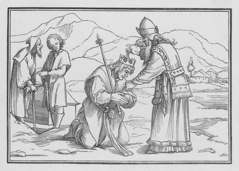 Samuel Anointeth Saul, 1 Samuel X, 1 by Hans after Holbein the Younger