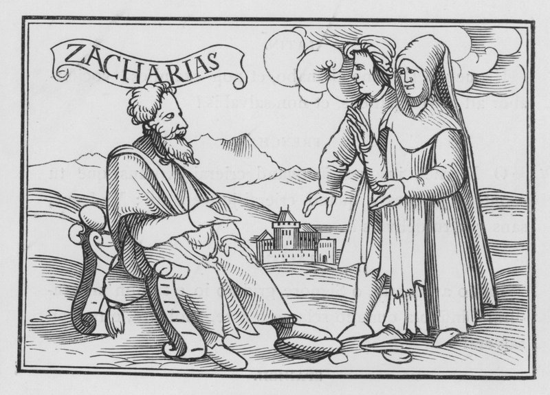 Zekeriya Tövbe Etmeyi Teşvik Eder, Zekeriya I, 3 by Hans after Holbein the Younger