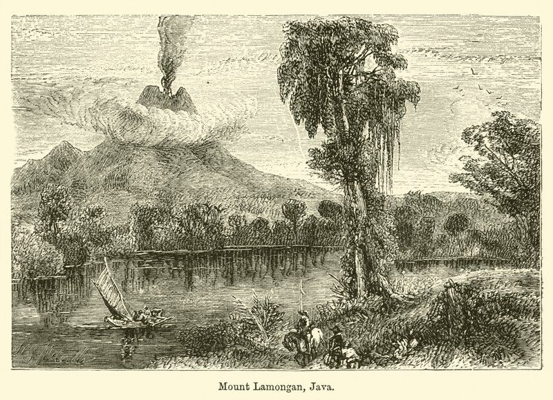 Lamongan Dağı, Java by Harden Sidney Melville