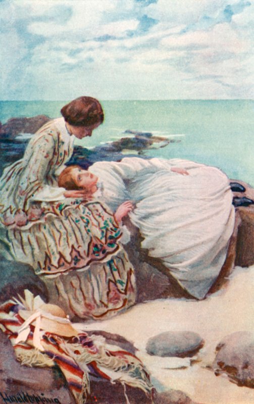 Illustration for Good Wives by Louisa M Alcott  by Harold Copping