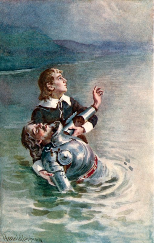 Nehri geçmek by Harold Copping