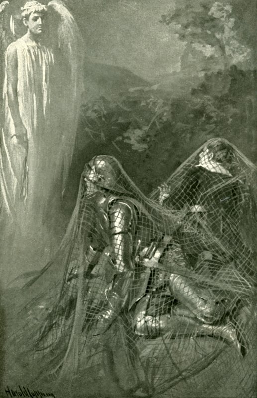 Ağa dolanmış by Harold Copping