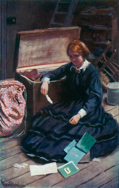 Louisa M Alcott tarafından İyi Eşler için İllüstrasyon by Harold Copping