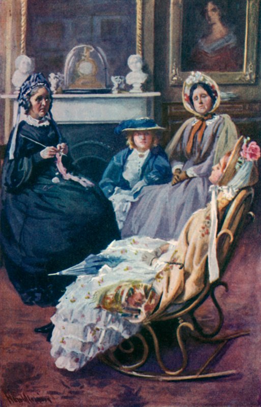 Louisa M Alcott tarafından İyi Eşler için İllüstrasyon by Harold Copping