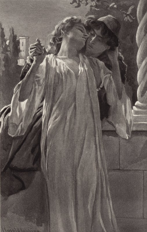 Romeo sevgili eşinden buruk bir kalple ayrıldı by Harold Copping