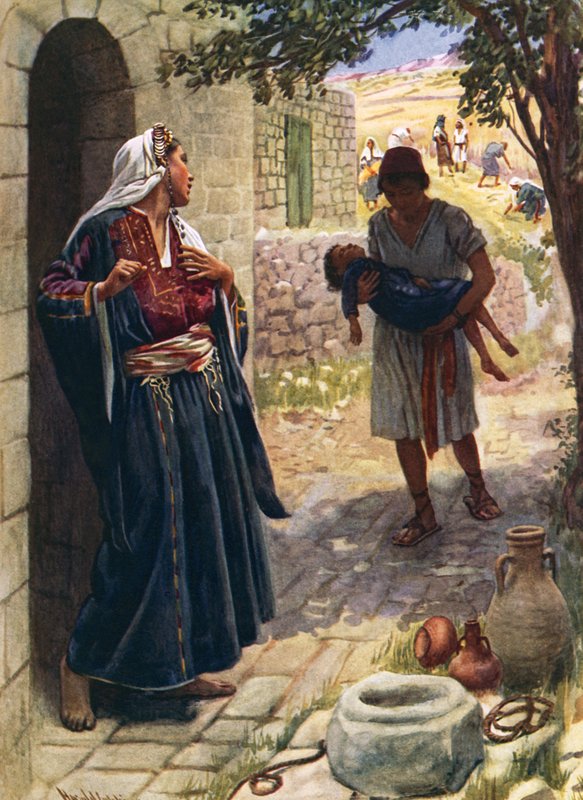 Şunamlı kadın by Harold Copping
