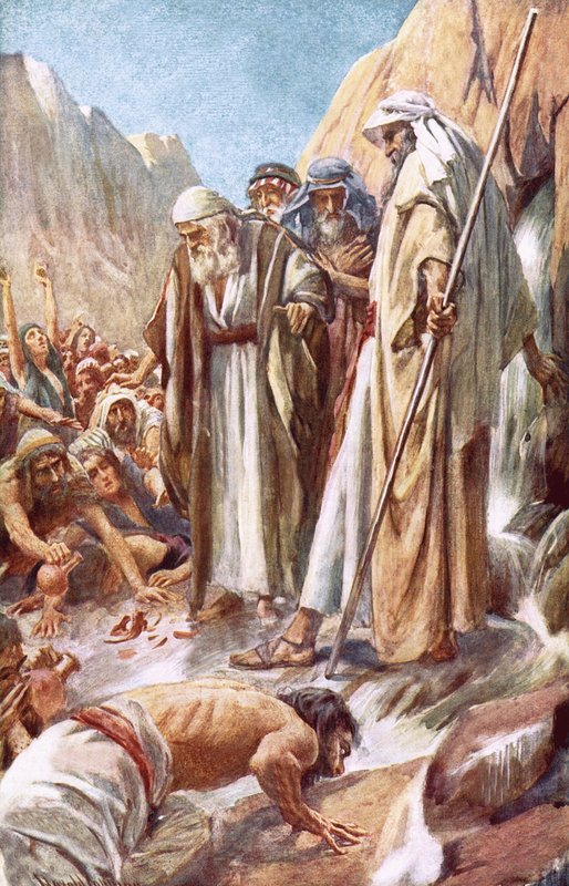 Kayanın tütsülenmesi by Harold Copping