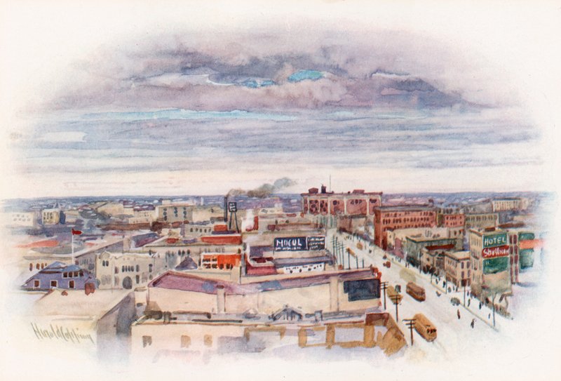 Birlik Bankası Binalarından Winnipeg, by Harold Copping