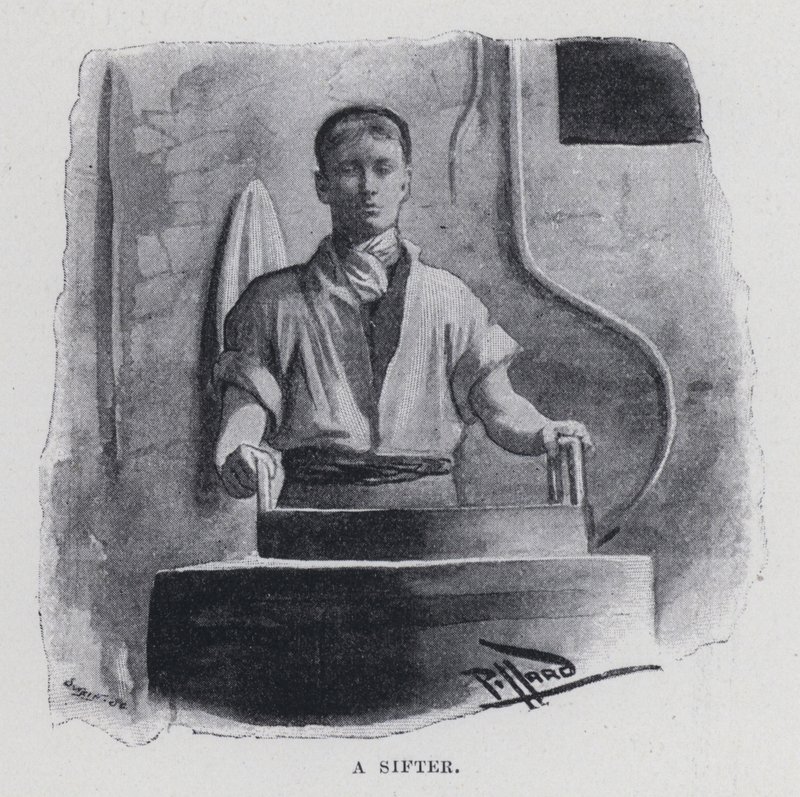 Bir elek (s/b fotoğraf) by Harold Hume Piffard
