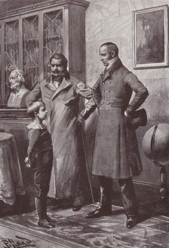Vanity Fair için William Makepeace Thackeray (lito) çizimi by Harold Hume Piffard