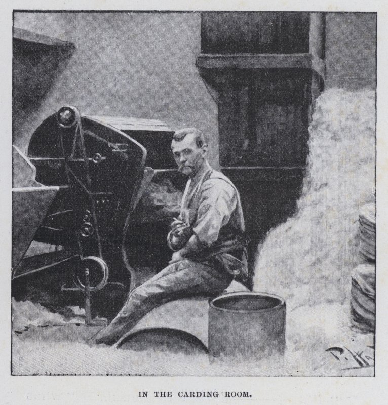 Tarak odasında (s/b fotoğraf) by Harold Hume Piffard