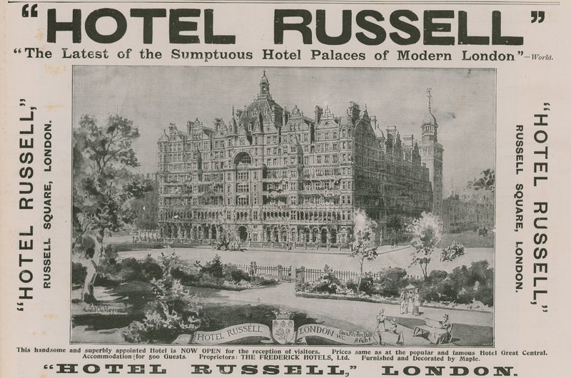 Otel Russell, Russell Meydanı, Londra by Harold Oakley