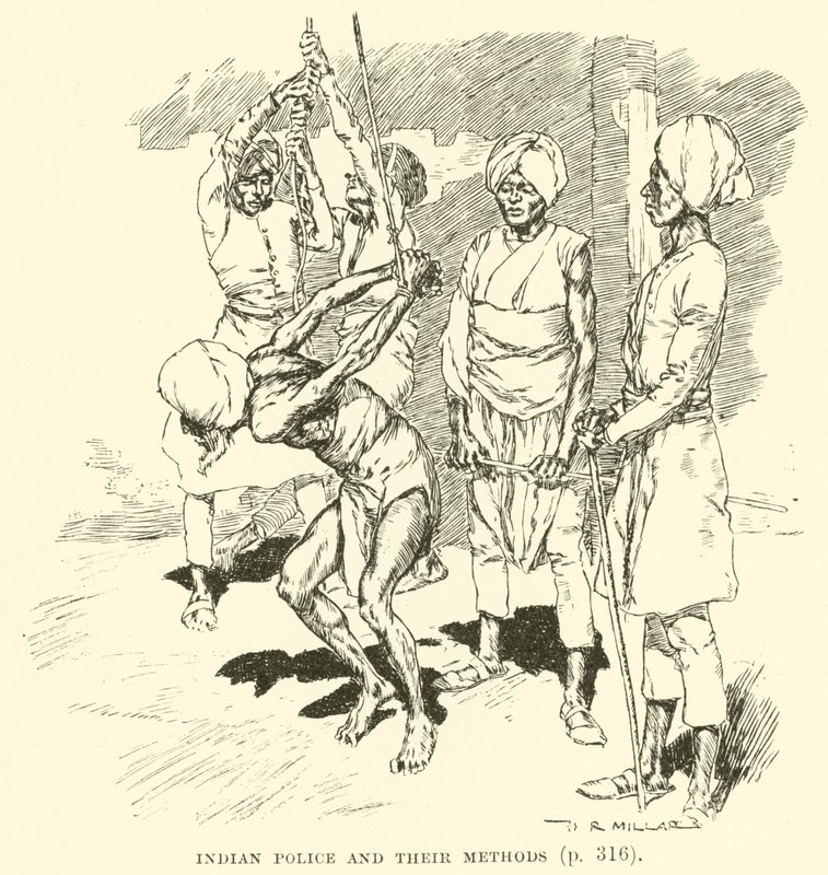 Hint Polisi ve yöntemleri (gravür) by Harold Robert Millar