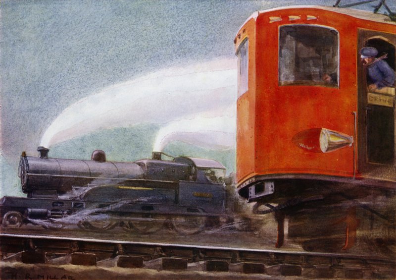 Britanya demiryollarında buharlı ve elektrikli lokomotifler (renkli lito) by Harold Robert Millar