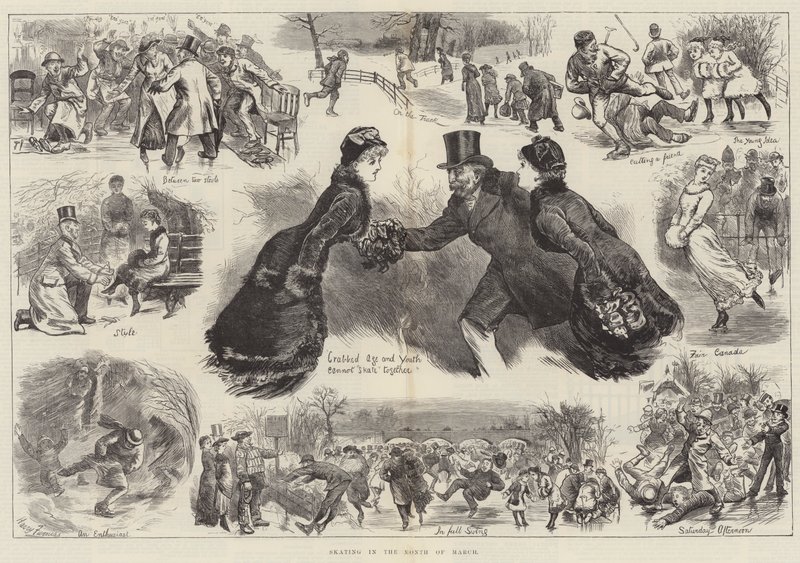 Mart ayında paten by Harry Furniss