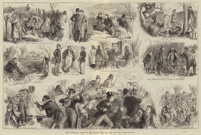 Tekne Yarışı, Yarışı Görmeyen Bazı İnsanlar by Harry Furniss