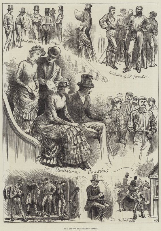 Kriket Sezonunun Sonu by Harry Furniss