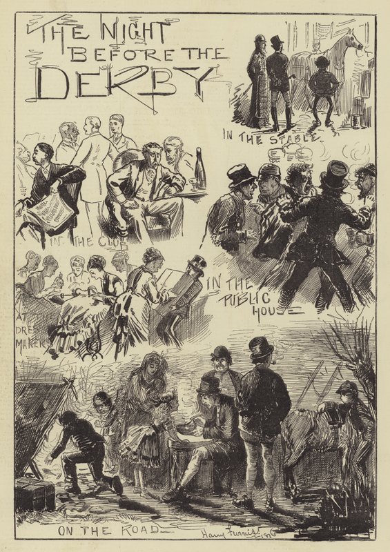 Derbiden önceki gece by Harry Furniss