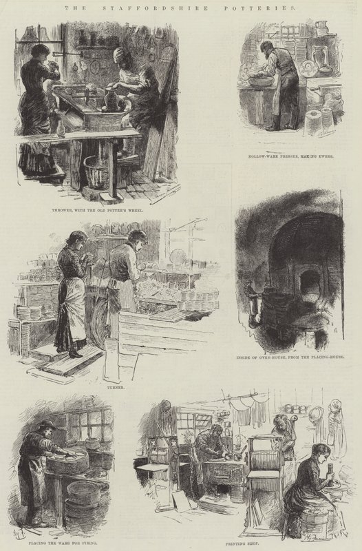 Staffordshire Çömlekleri by Harry Furniss