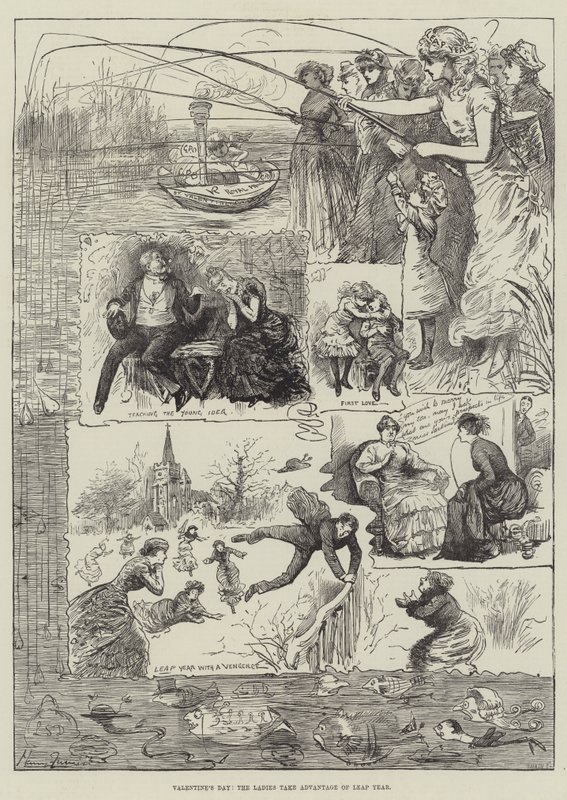 Sevgililer Günü, Hanımlar Artık Yıldan Yararlanıyor by Harry Furniss