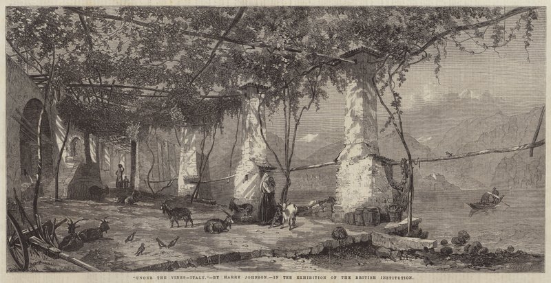 Asmaların Altında, İtalya by Harry John Johnson