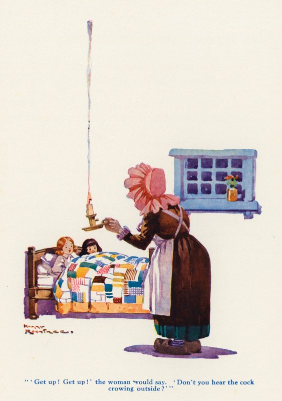 Dul ve Küçük Bakireleri (renkli taş) by Harry Rountree